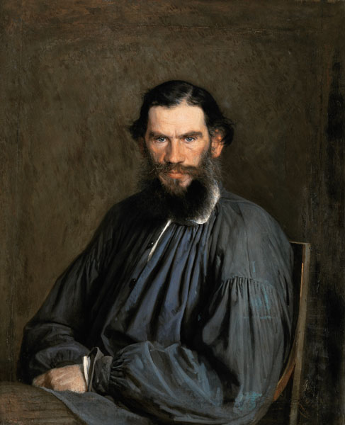 Portrait of Count Lev Nikolaevich Tolstoy (1828-1910) de Iwan Nikolajewitsch Kramskoi