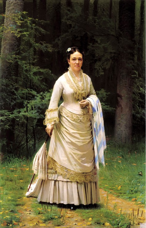 Portrait of Vera Tretyakova de Iwan Nikolajewitsch Kramskoi
