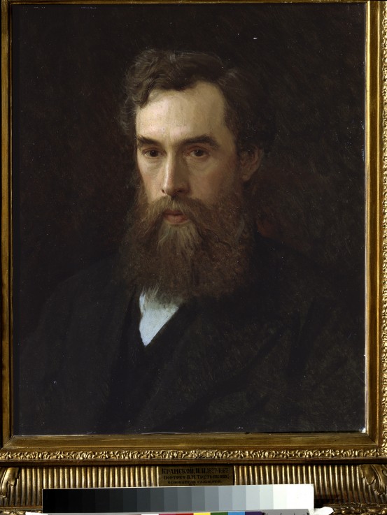 Portrait of the collector, patron and founder of the gallery Pavel Tretyakov (1832-1898) de Iwan Nikolajewitsch Kramskoi