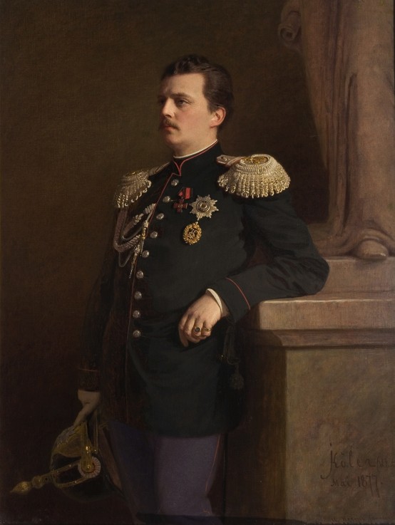 Portrait of Grand Duke Vladimir Alexandrovich of Russia (1847-1909) de Iwan Nikolajewitsch Kramskoi