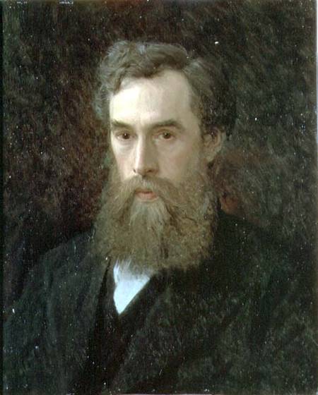 Portrait of Pavel Mikhailovich Tretyakov (1832-98) de Iwan Nikolajewitsch Kramskoi