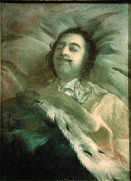 Peter I (1672-1725) the Great on his Deathbed de Iwan Maximowitsch Nikitin