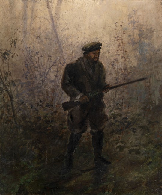Hunter in the Forest de Iwan Pawlowitsch Pochitonow