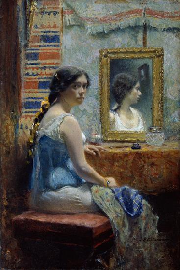 Lady at a Mirror