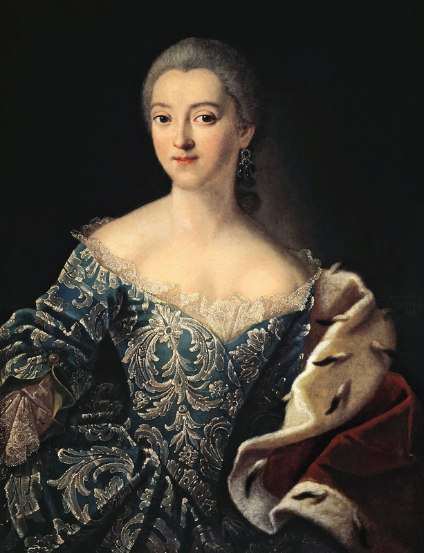 Portrait of Countess Yekaterina Lobanova-Rostovskaya (1735-1802) de Iwan Petrowitsch Argunow