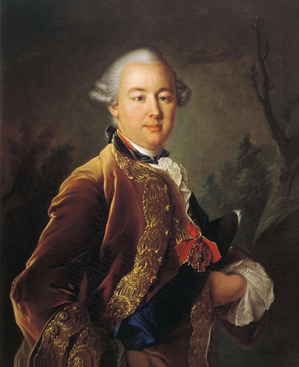 Portrait of Count Pyotr Borisovich Sheremetev (1713—1788) de Iwan Petrowitsch Argunow