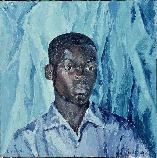 Etienne, Haiti, 1962 (oil on board)  de Izabella  Godlewska de Aranda
