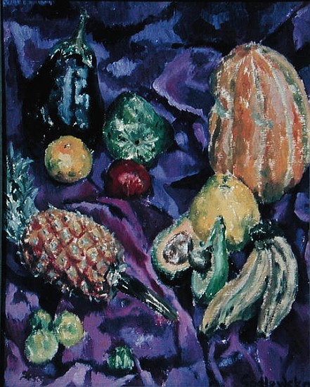 Fruit and Vegetables, Haiti, 1961 (oil on board)  de Izabella  Godlewska de Aranda