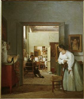 J.A.D.Ingres Studio in Rome