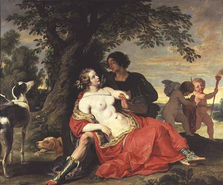 Venus and Adonis de J. Janssens