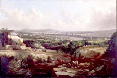 A View of Sheffield from Psalter Lane de J. McIntyre