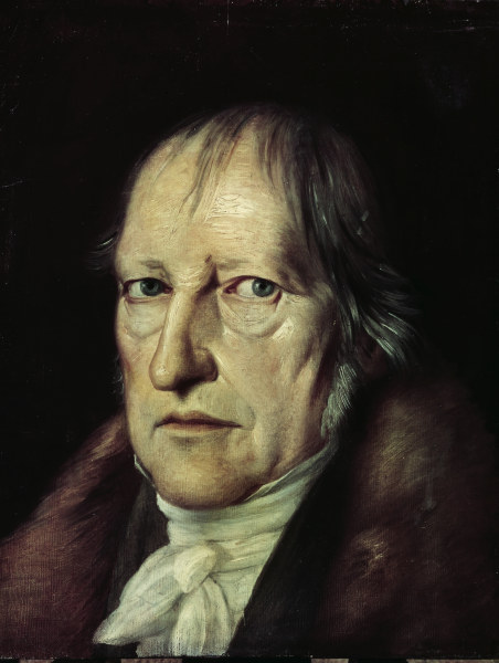 Hegel , Portrait by Jakob Schlesinger de J. Schlesinger