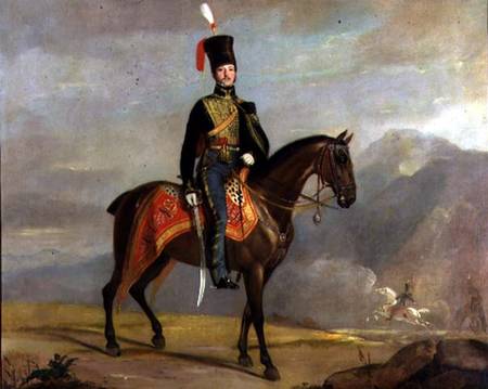 Captain William Drummond (1796-1881) 10th Hussars de J. Watson