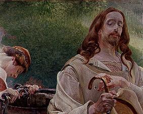 Christ and the Samariterin de Jacek Malczewski
