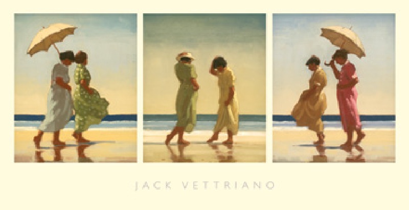Summer Days - Triptych de Jack Vettriano
