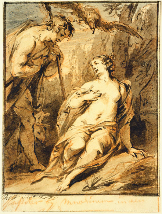 Jupiter and Mnemosyne de Jacob de Wit