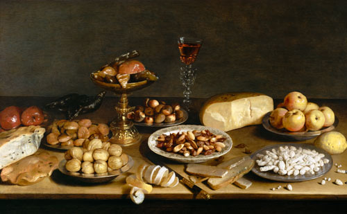 Banquet still life de Jacob Foppens van Es