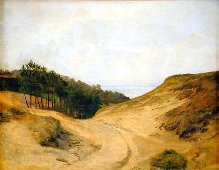 The Narrow Pass at Blankenese de Jacob Gensler