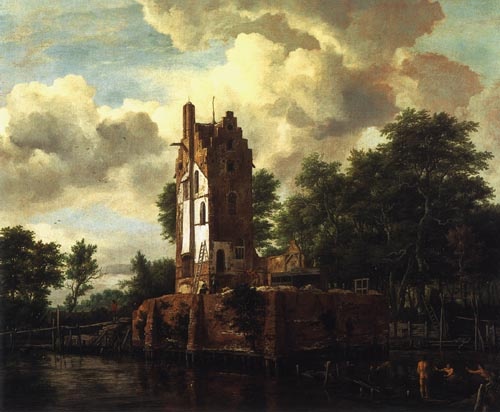 The ruin of the Huis food lost at the Amstel near de Jacob Isaacksz van Ruisdael