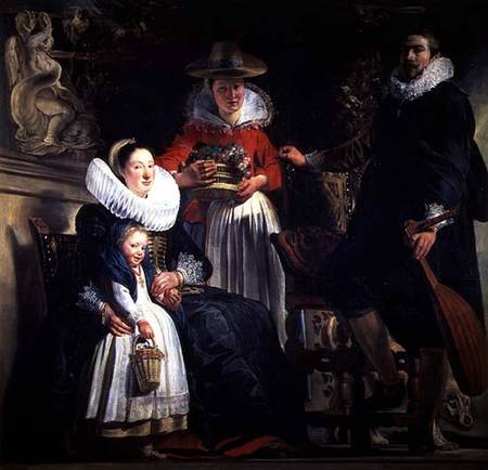 The Artist's Family de Jacob Jordaens