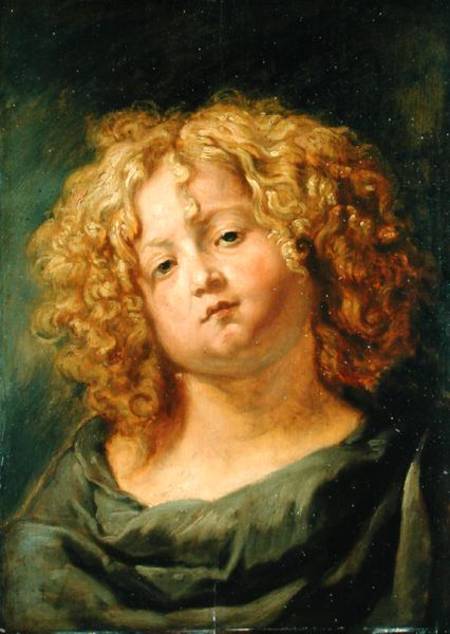 The Curly-Haired Girl de Jacob Jordaens