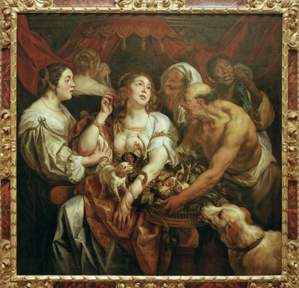 Death of Cleopatra / Jordaens / 1653 de Jacob Jordaens