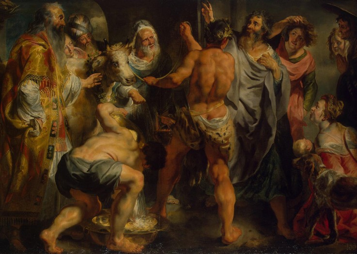 The Apostles Paul and Barnabas in Lystra de Jacob Jordaens
