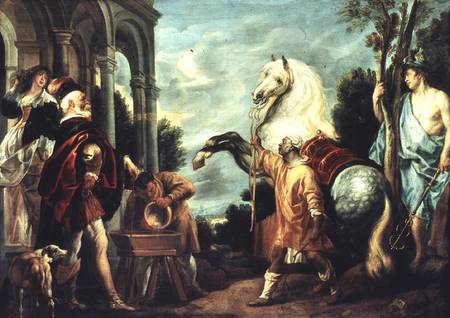 The Gaze of the Man Making the Horse Rear, from a poem by Plutarch de Jacob Jordaens