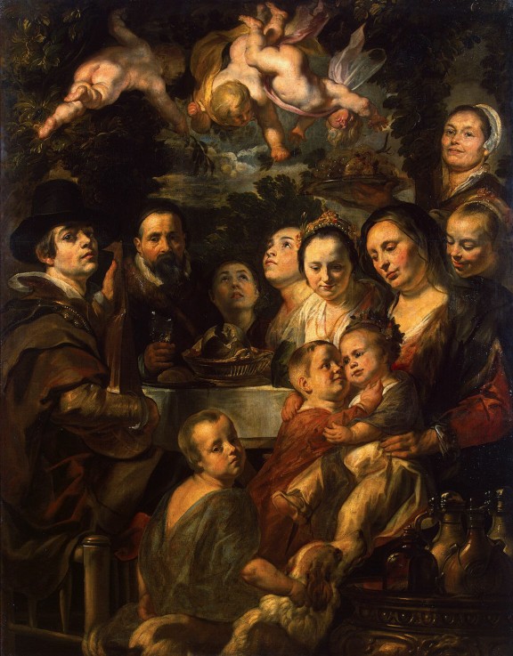 Self-Portrait with Parents, Brothers and Sisters de Jacob Jordaens