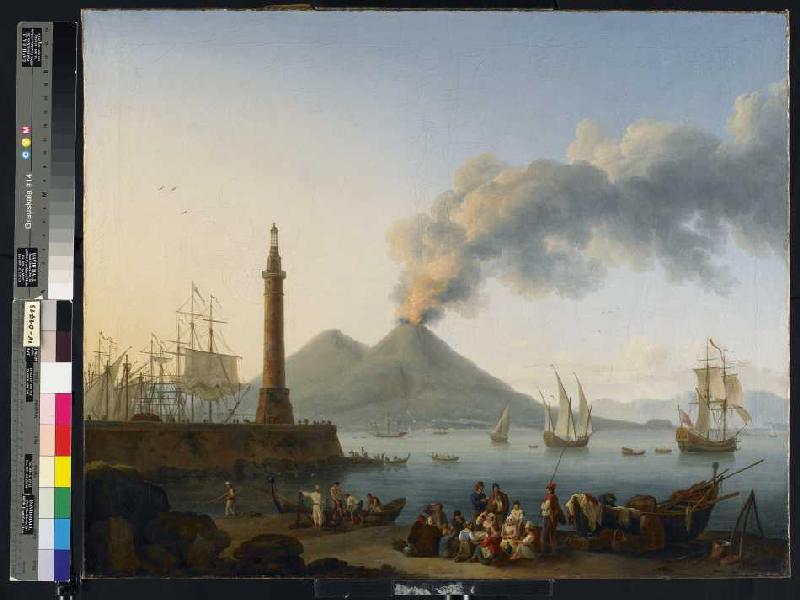 Hafen von Neapel de Jacob Philipp Hackert