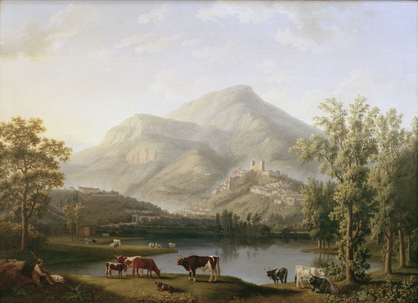 Haendel , Landscape near Itri de Jacob Philipp Hackert