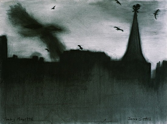 Tenby, 1994 (charcoal on paper)  de Jacob  Sutton