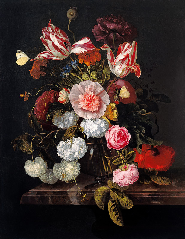 Still Life with flowers de Jacob van Walscapelle