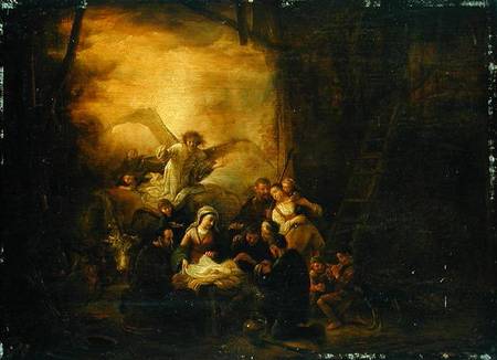 The Adoration of the Shepherds de Jacob Willemsz de Wet or Wett