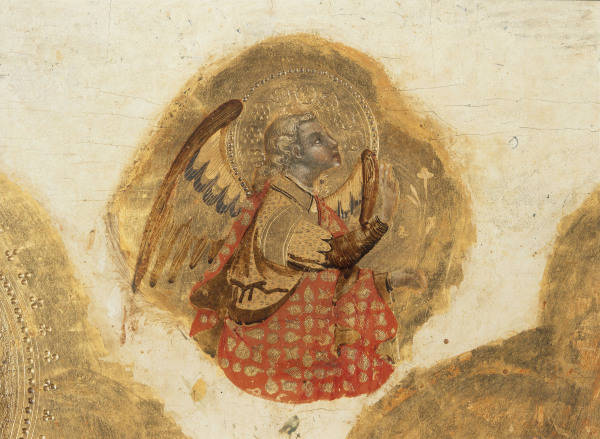Fiore, Jacobello del (Died 1439). - ''Angel''. - Detail from the triptych with the Madonna of the Pr de Jacobello del Fiore