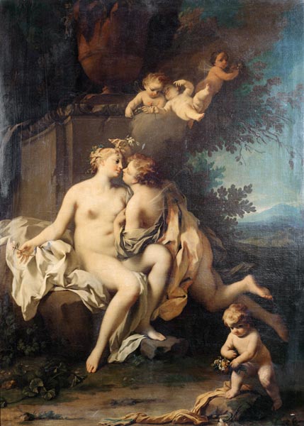 Cupid and Psyche de Jacopo Amigoni