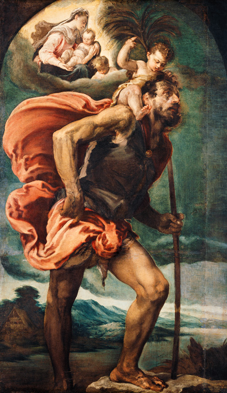 Saint Christopher de Jacopo Bassano