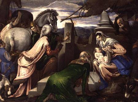 Adoration of the Magi de Jacopo Bassano
