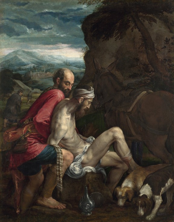 The Good Samaritan de Jacopo Bassano
