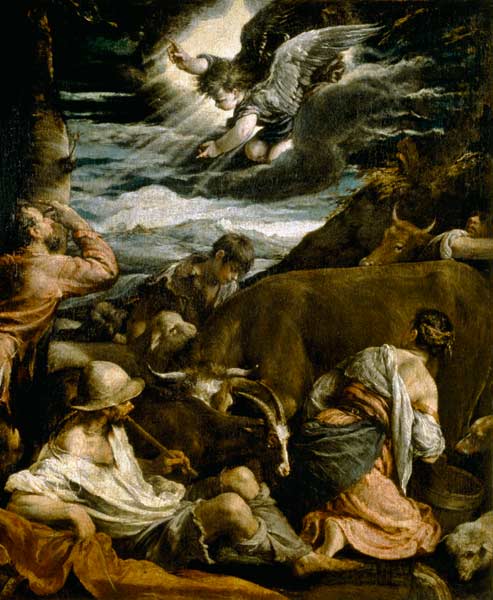 The Annunciation to the Shepherds de Jacopo Bassano
