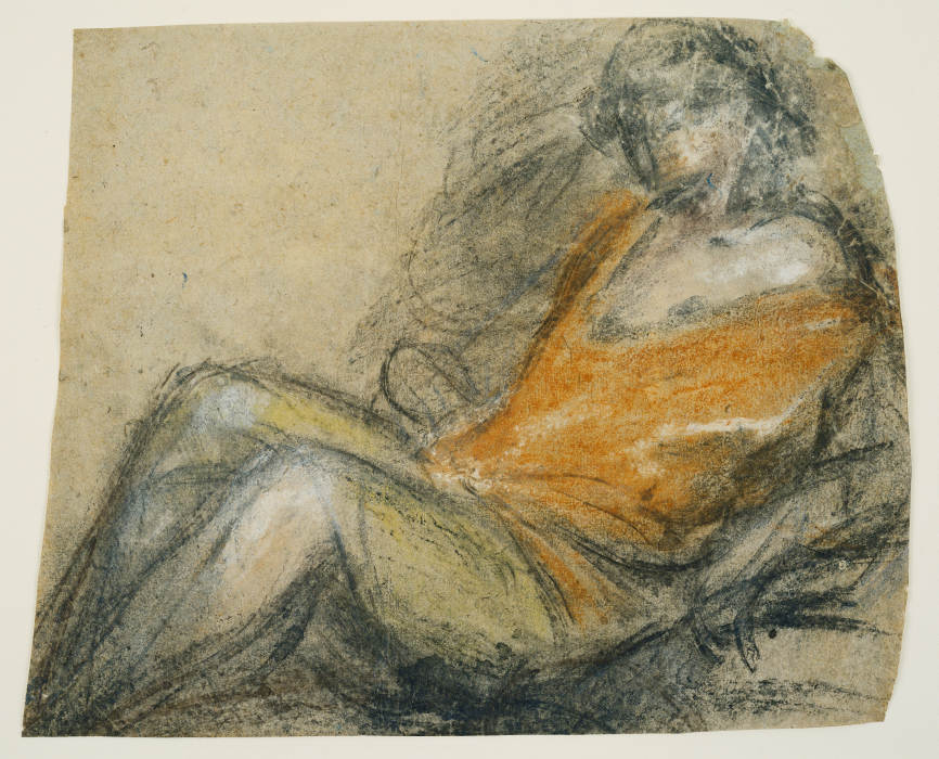 Study of a Recumbent Figure de Jacopo Bassano