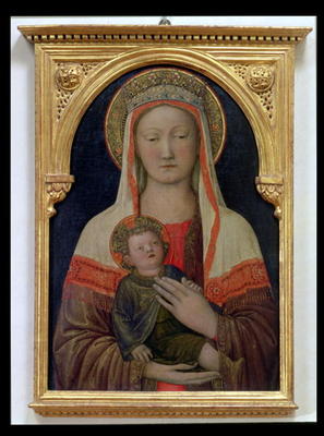 Madonna and Child (tempera on panel) de Jacopo Bellini