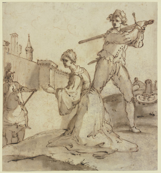 Enthauptung der Heiligen Katharina de Jacopo Chimenti gen. Da Empoli