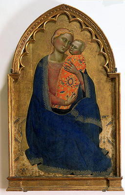 Madonna of Humility (tempera on panel) de Jacopo di Cione Orcagna
