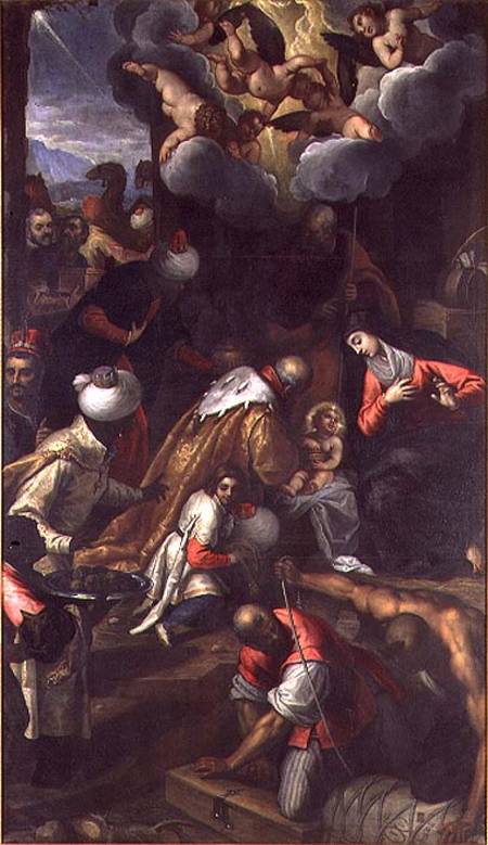The Adoration of the Magi de Jacopo Palma il Giovane