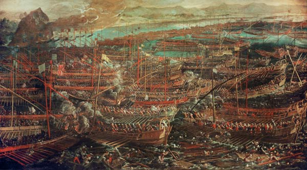 Naval Battle of Lepanto 1571 / Tintorett de Jacopo Robusti Tintoretto