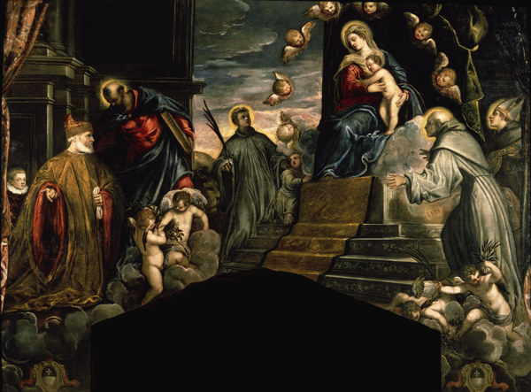 Andrea Grittin worshipping / Tintoretto de Jacopo Robusti Tintoretto
