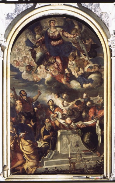 Assumption of Mary / Tintoretto / c.1555 de Jacopo Robusti Tintoretto