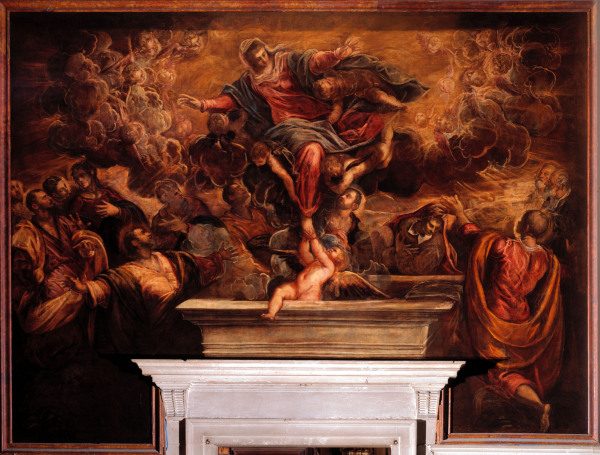 Assumption of Virgin / Tintoretto de Jacopo Robusti Tintoretto