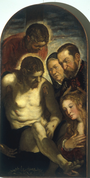 J.Tintoretto / Entombment of Christ /C16 de Jacopo Robusti Tintoretto